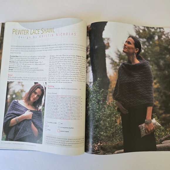 Interweave Knits Spring 2003 Magazine Featuring Vintage Chic Patterns & Spring K - Picture 14 of 16